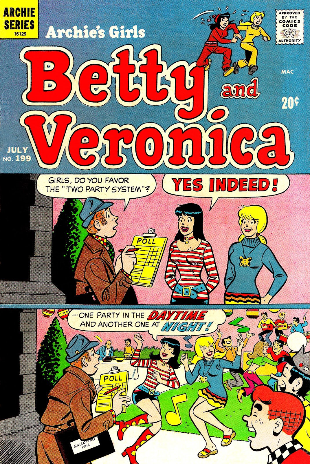 Archie's Girls Betty and Veronica issue 199 - Page 1