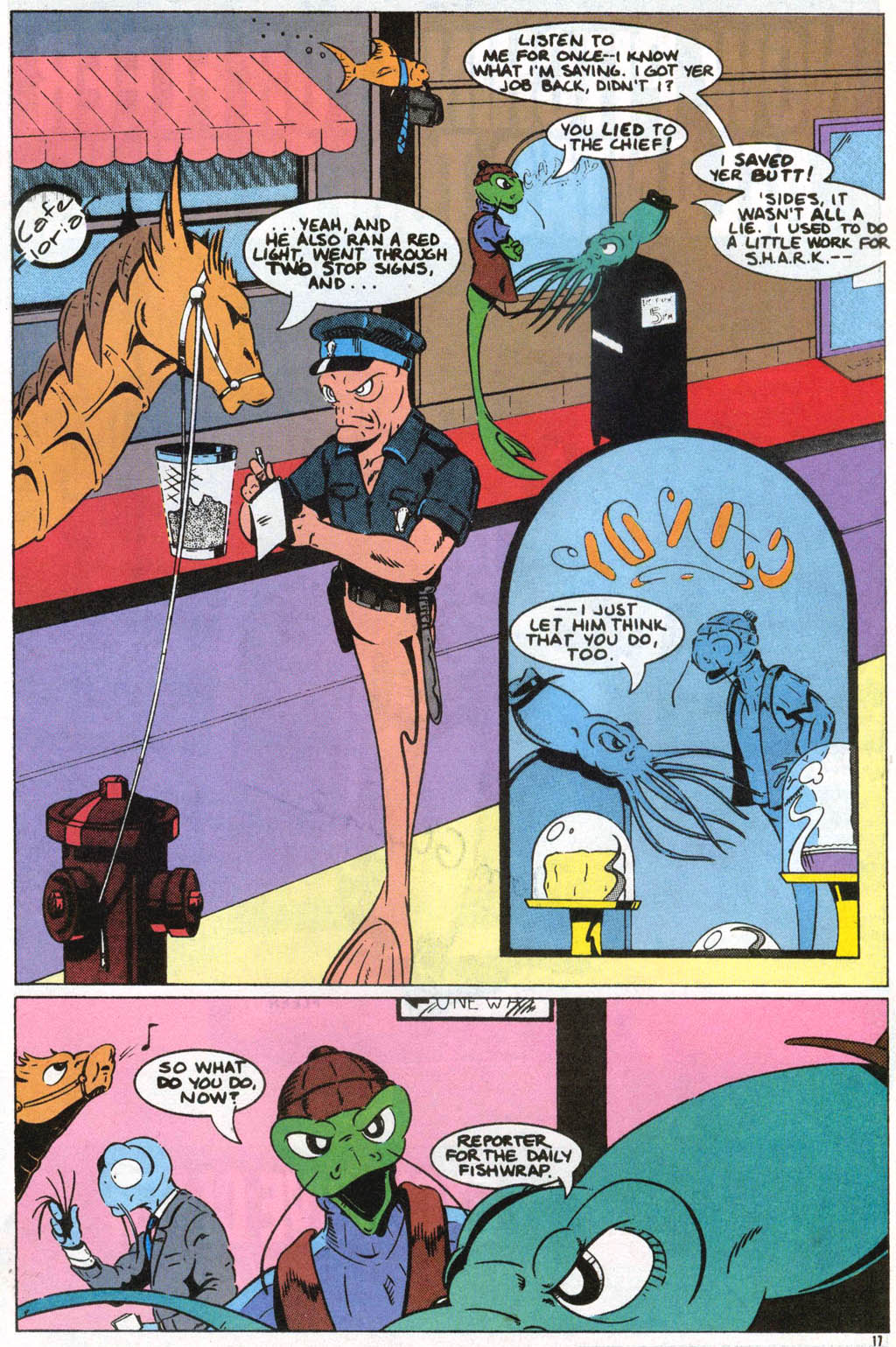 Read online Fish Police comic -  Issue #6 - 18