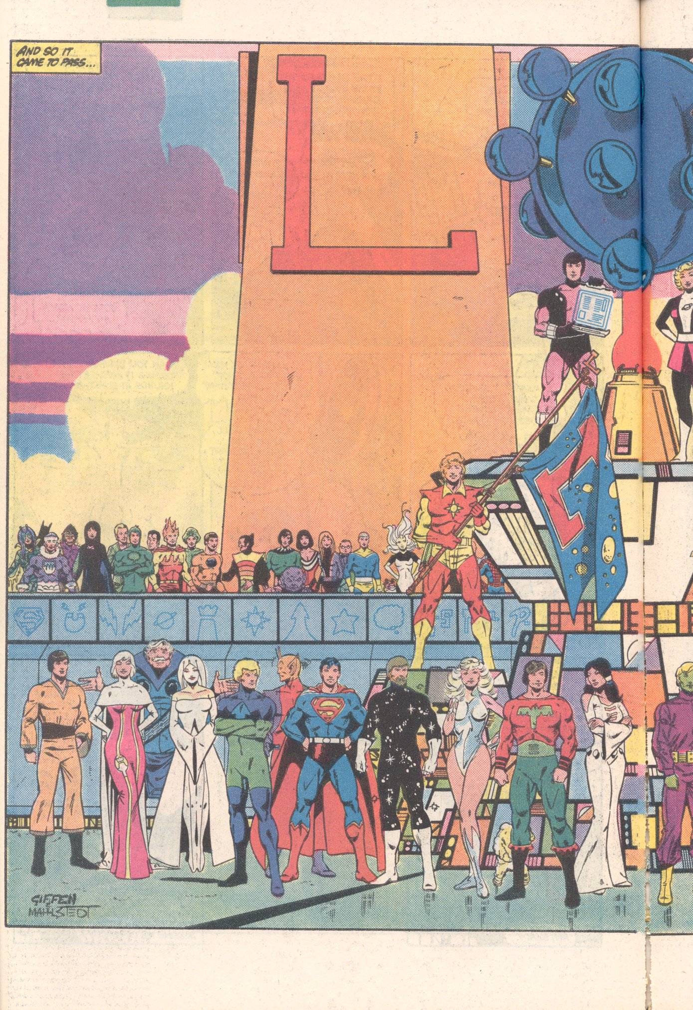 Read online Legion of Super-Heroes (1980) comic -  Issue #300 - 56