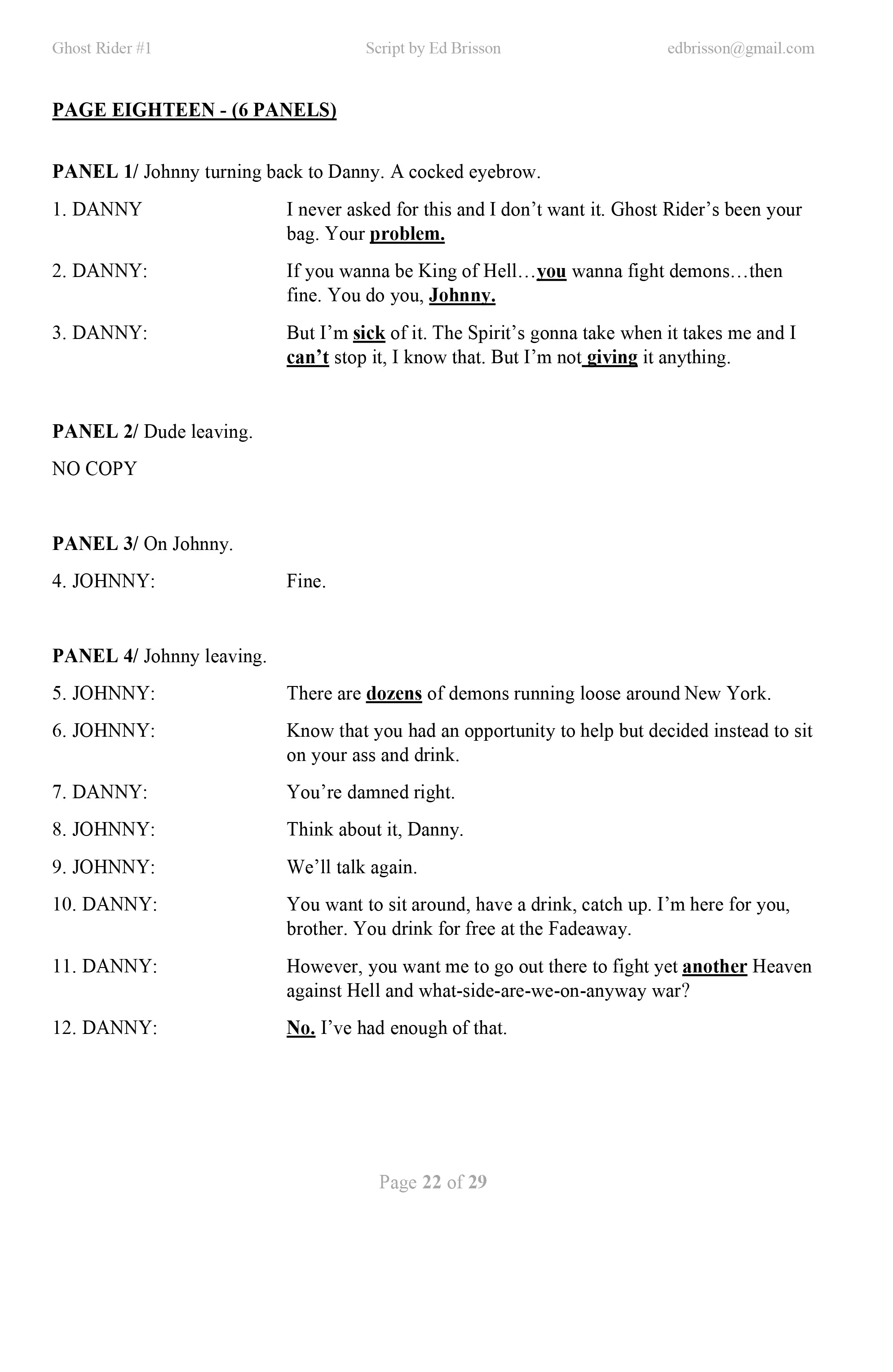 Read online Ghost Rider (2019) comic -  Issue # _Director's Cut - 65