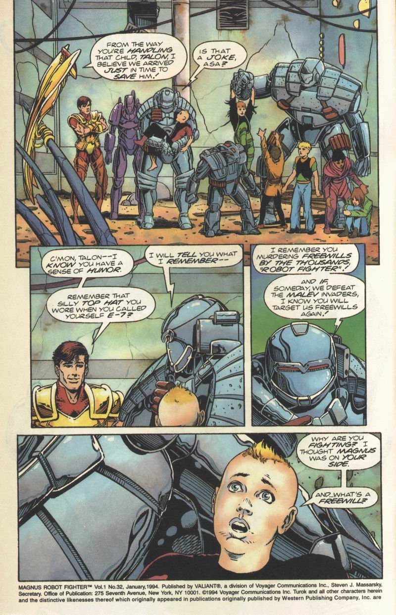 Read online Magnus Robot Fighter (1991) comic -  Issue #32 - 3