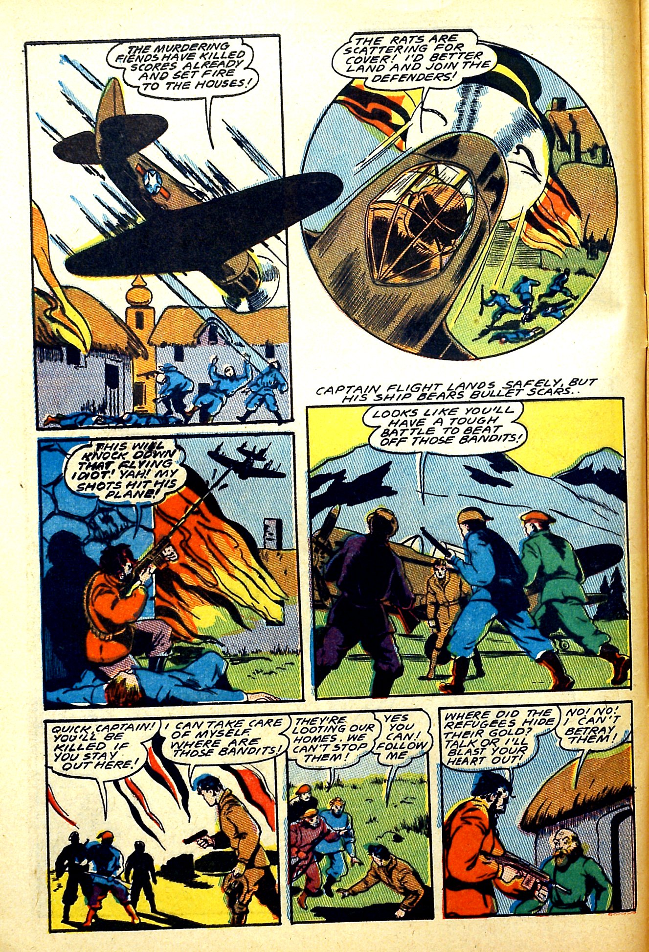 Read online Captain Flight Comics comic -  Issue #6 - 6