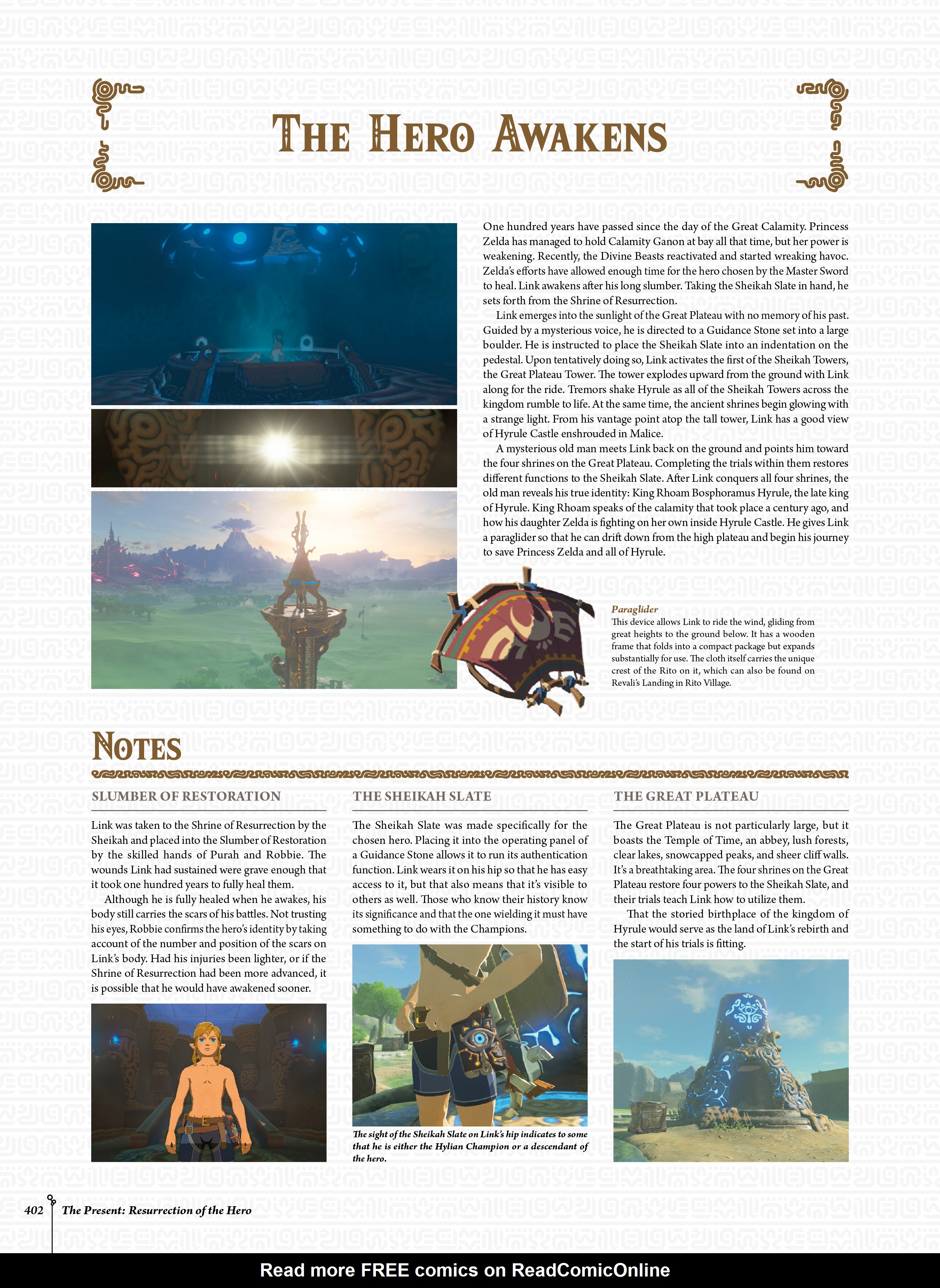 Read online The Legend of Zelda: Breath of the Wild–Creating A Champion comic -  Issue # TPB (Part 4) - 41