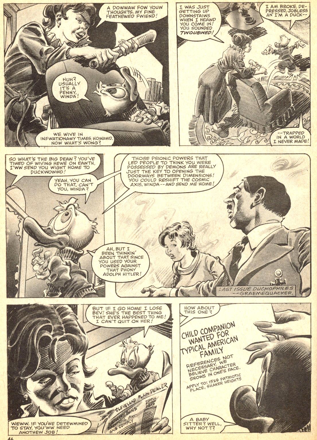 Read online Howard the Duck (1979) comic -  Issue #5 - 35