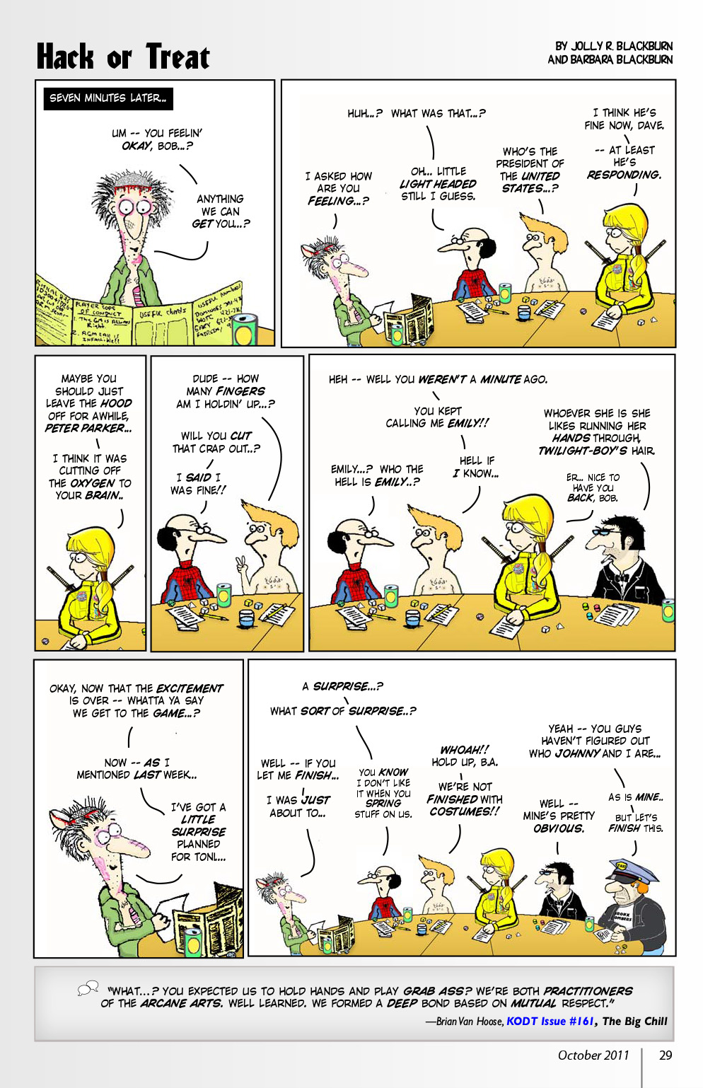 Read online Knights of the Dinner Table comic -  Issue #180 - 31