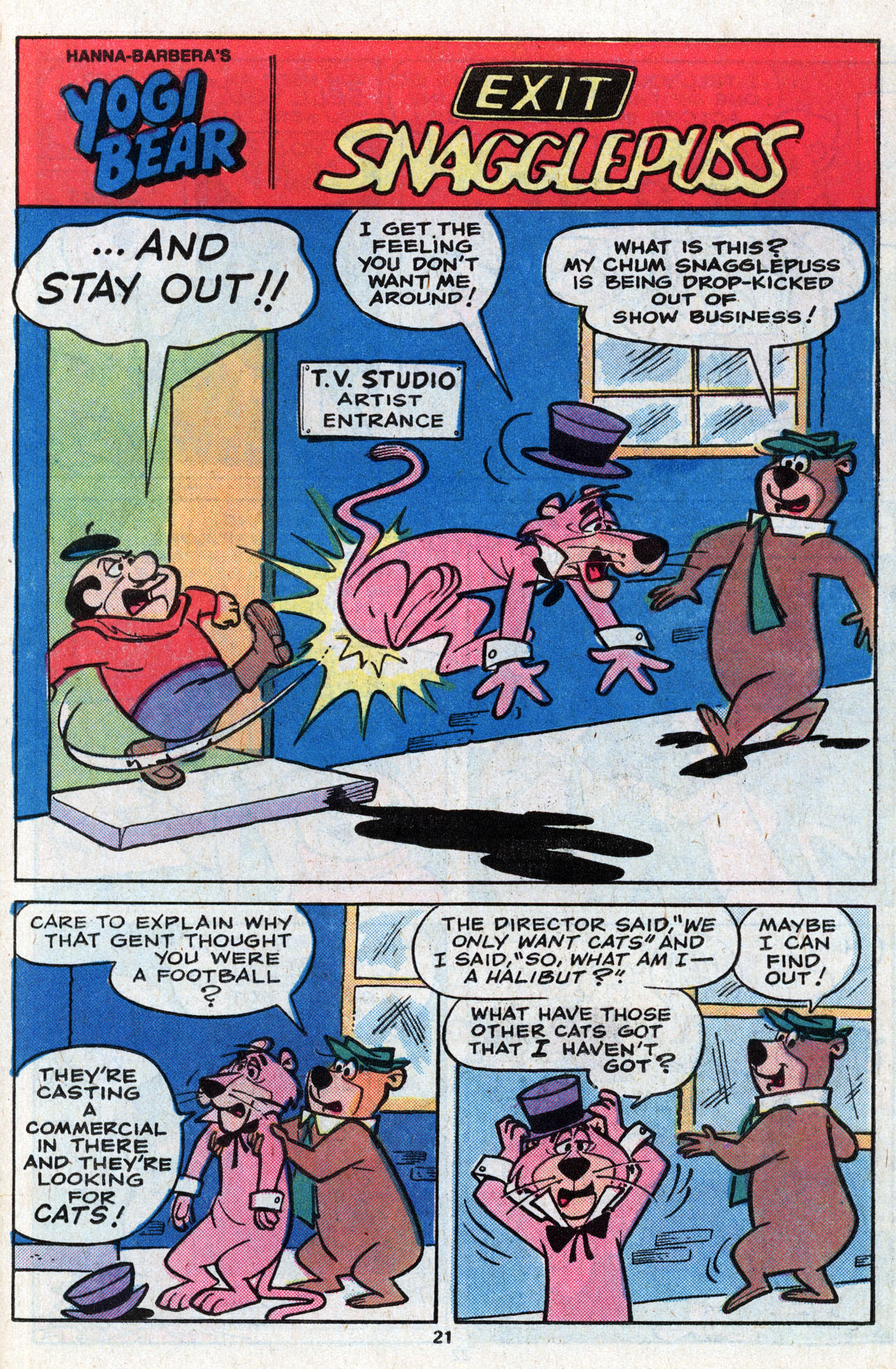 Read online Yogi Bear comic -  Issue #7 - 22