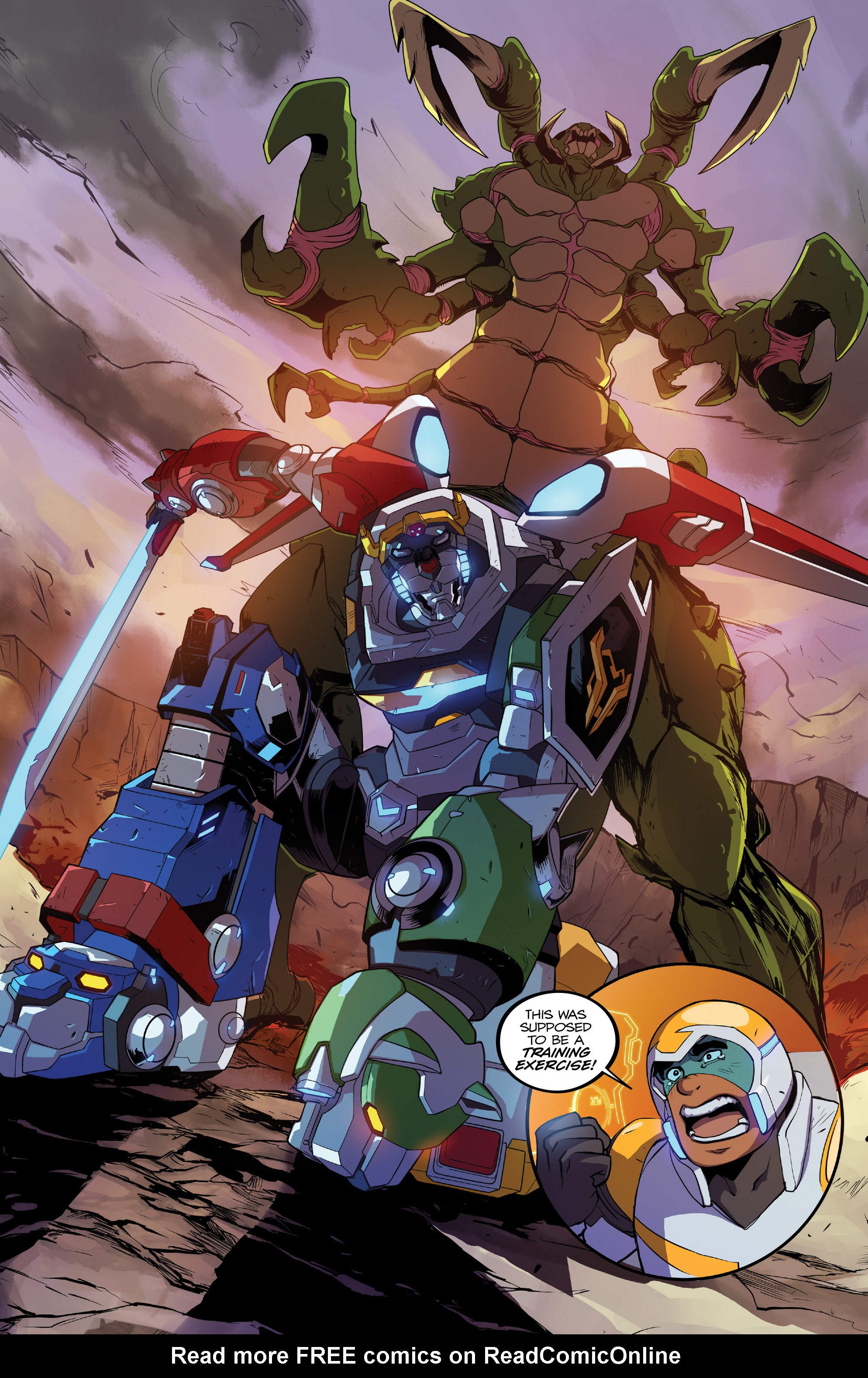 Read online Voltron: Legendary Defender comic -  Issue #1 - 3