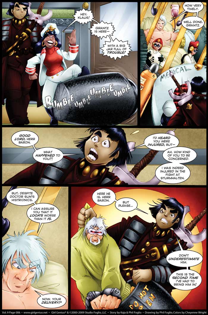 Read online Girl Genius (2002) comic -  Issue #9 - 7