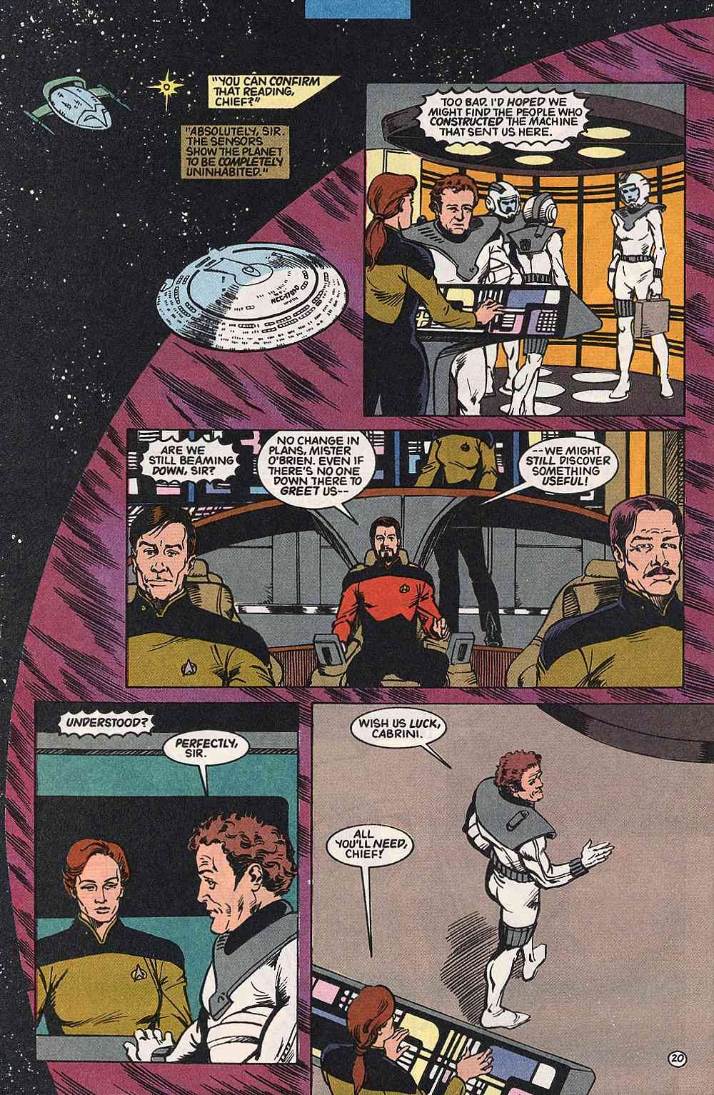 Read online Star Trek: The Next Generation (1989) comic -  Issue #41 - 21