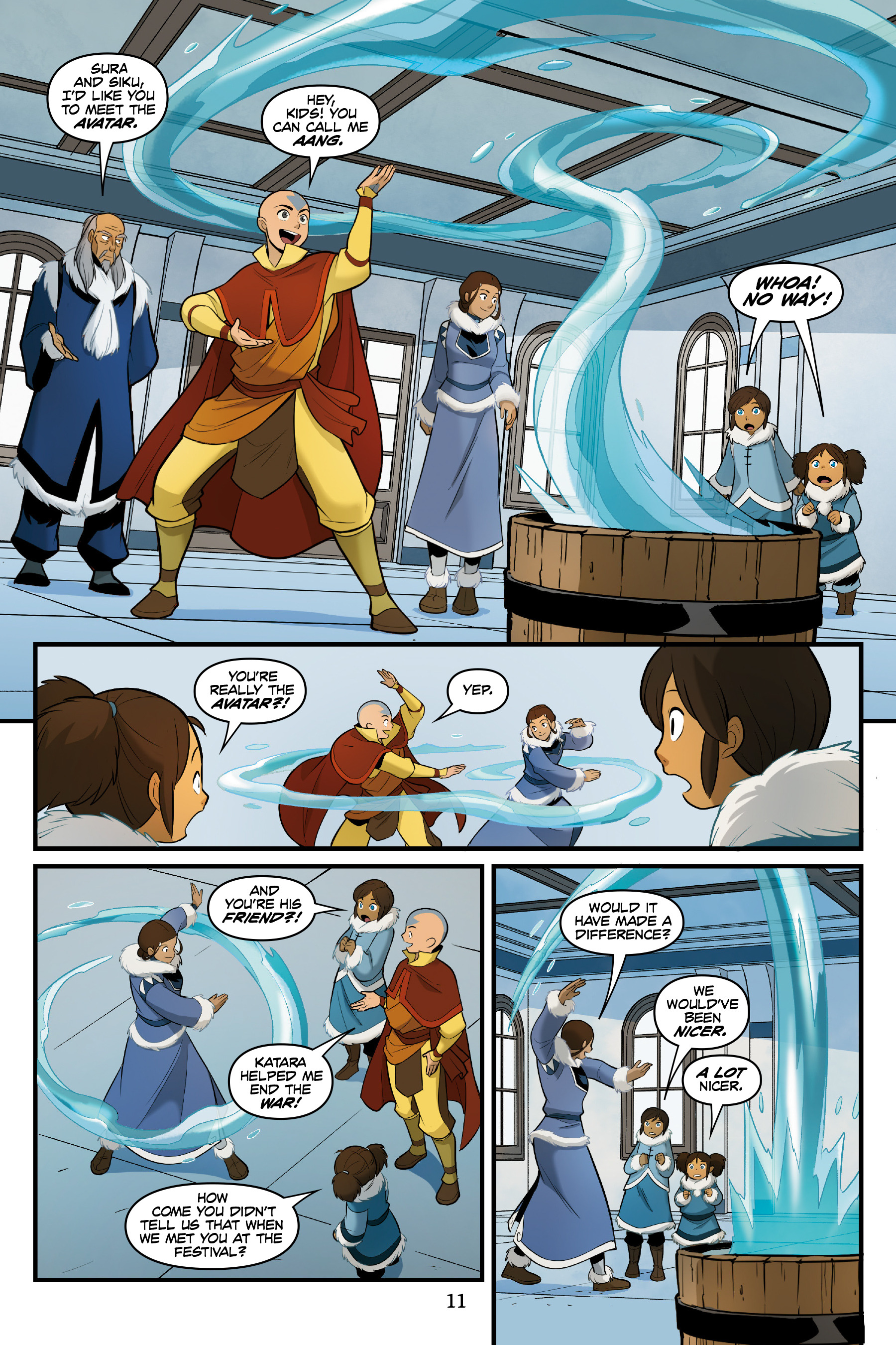 Read online Nickelodeon Avatar: The Last Airbender - North and South comic -  Issue #3 - 12