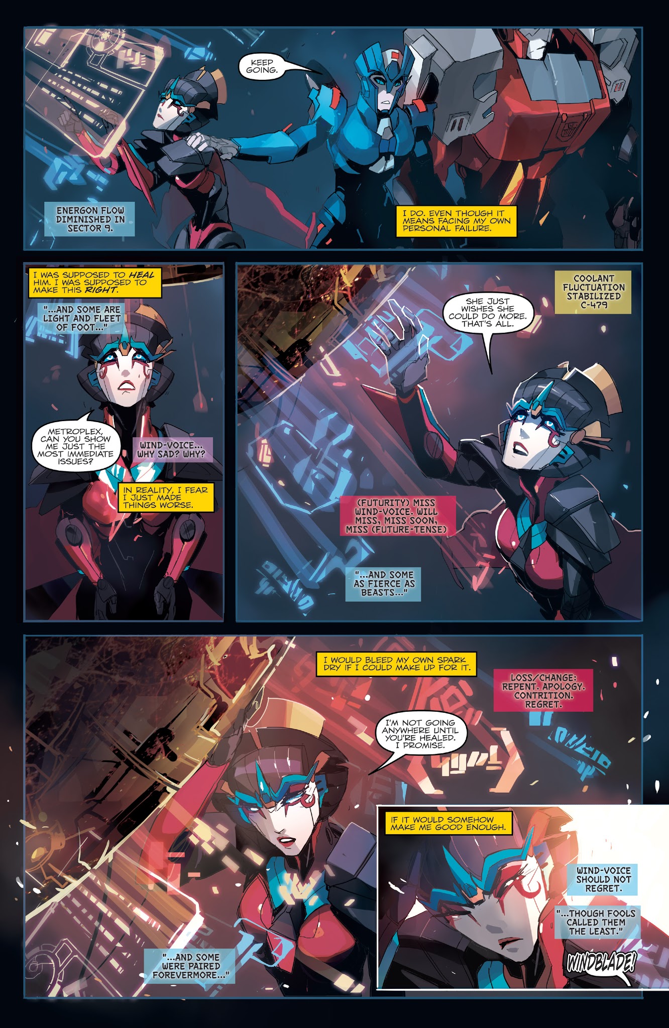 Read online The Transformers: Windblade (2018) comic -  Issue # TPB - 41