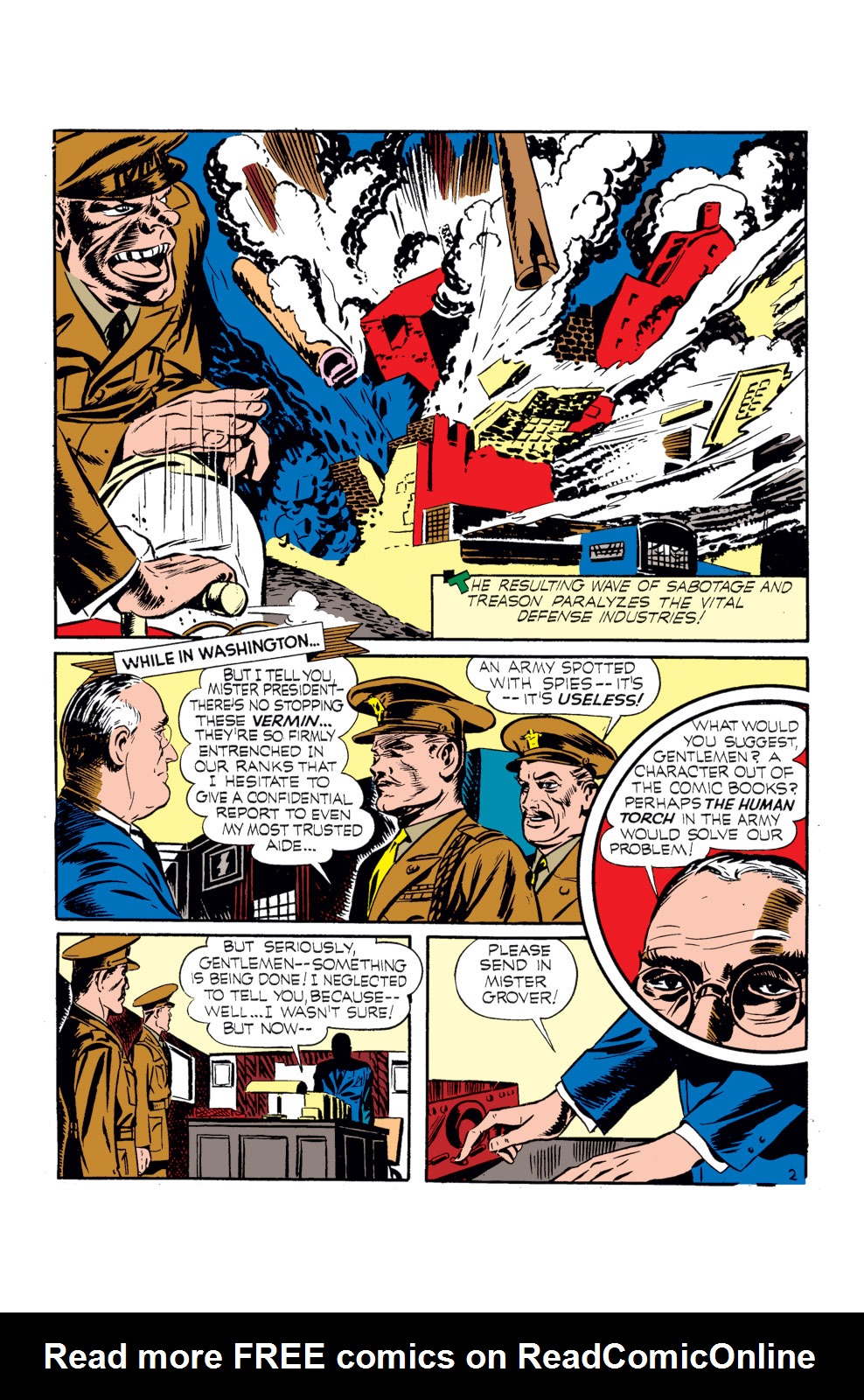 Captain America Comics 1 Page 2