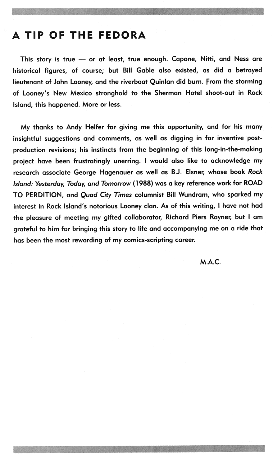 Read online Road to Perdition comic -  Issue # TPB - 297