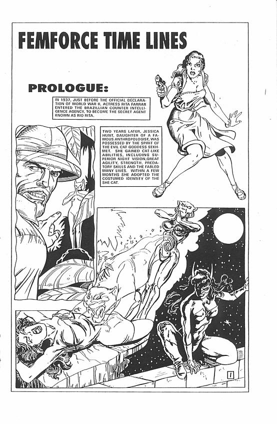 Read online Femforce: Timelines comic -  Issue #0 - 3