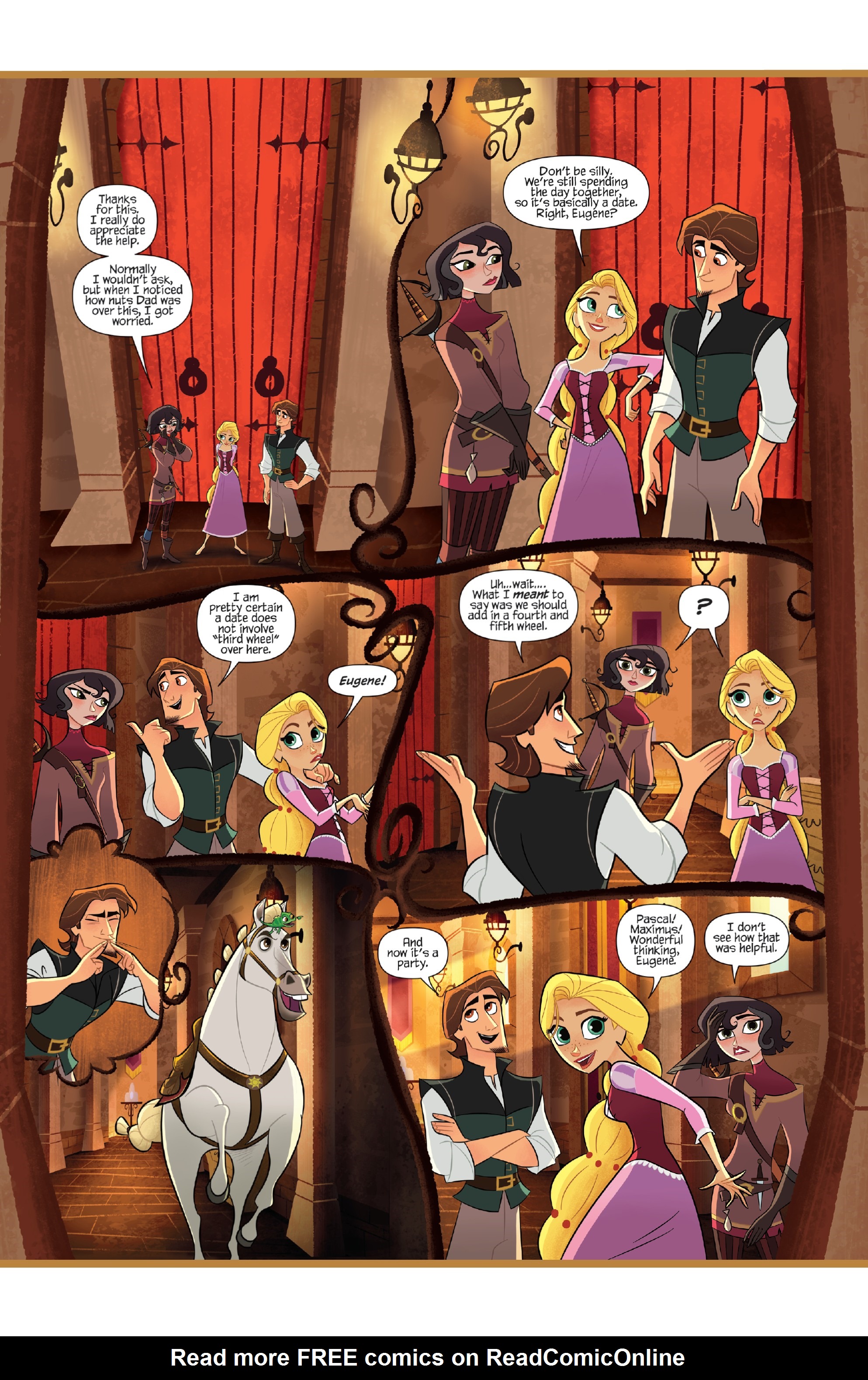 Read online Tangled: The Series: Hair and Now comic -  Issue #1 - 8