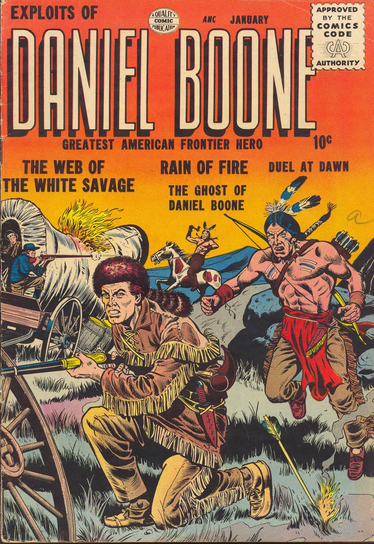 Read online Exploits of Daniel Boone comic -  Issue #2 - 1