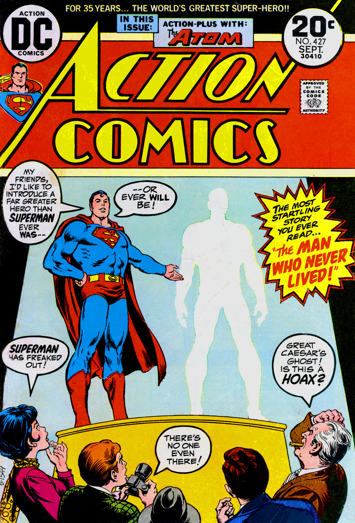 Read online Action Comics (1938) comic -  Issue #427 - 1