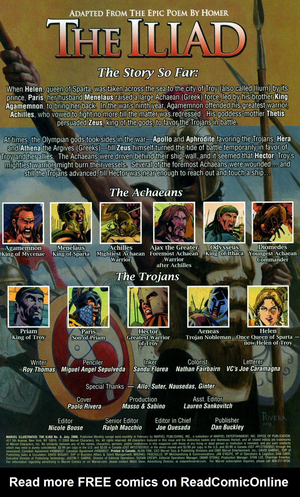 Read online The Iliad comic -  Issue #6 - 2