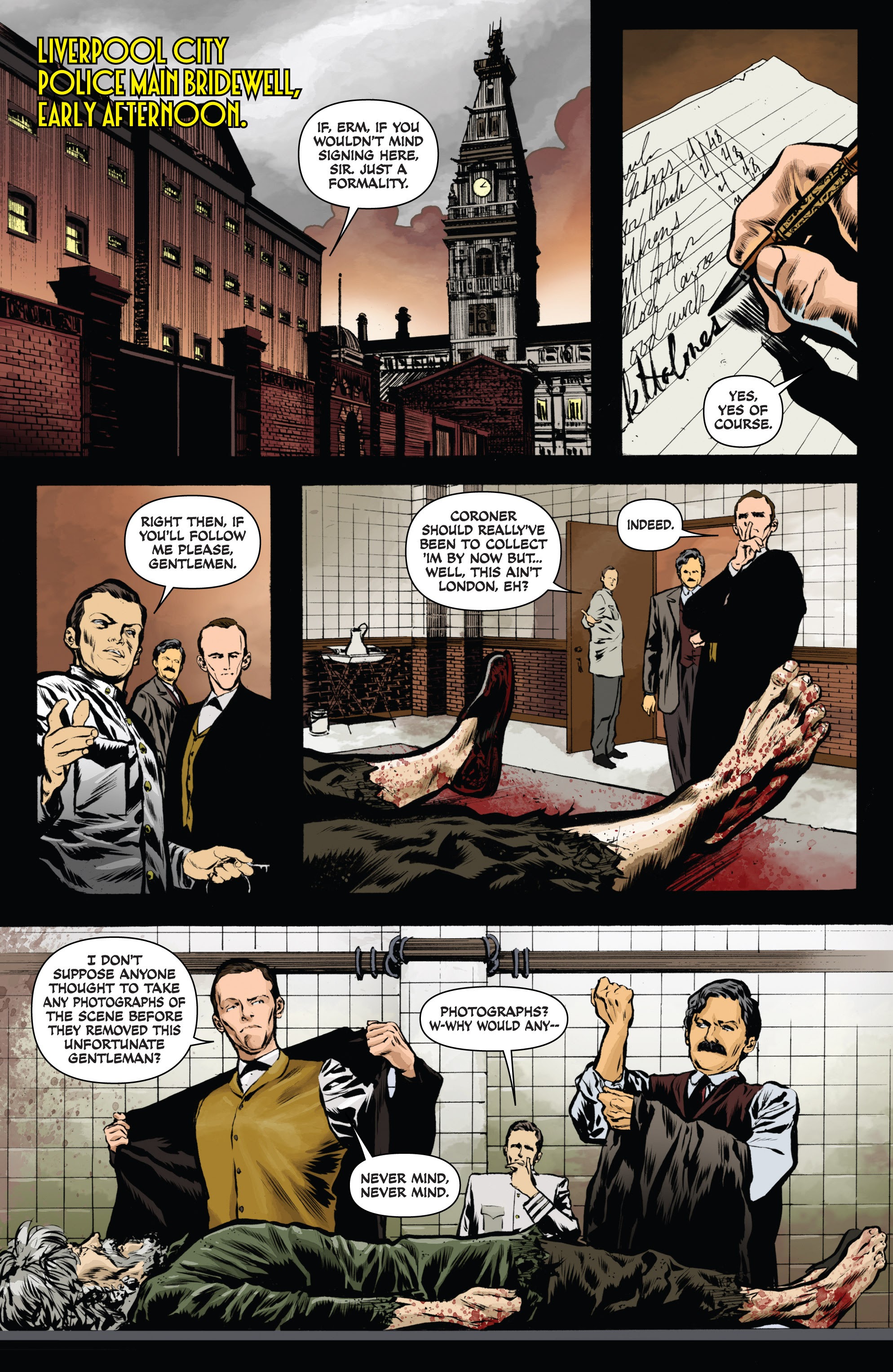 Read online Sherlock Holmes: The Liverpool Demon comic -  Issue #2 - 8