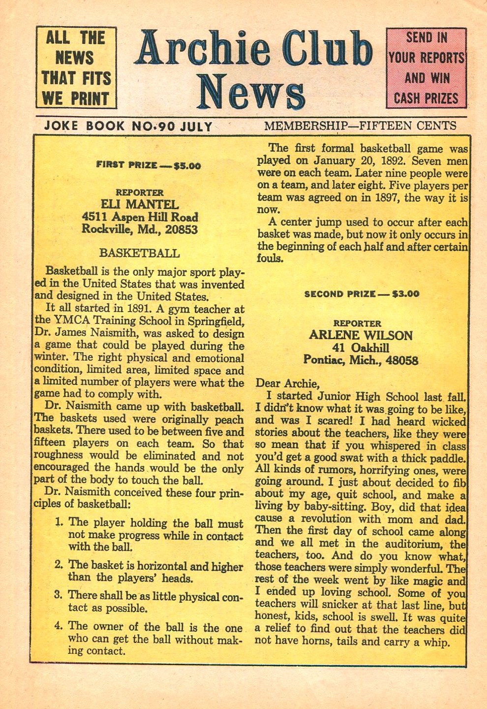 Read online Archie's Joke Book Magazine comic -  Issue #90 - 26