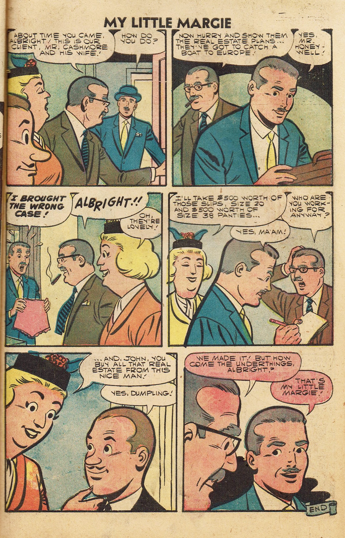 Read online My Little Margie (1954) comic -  Issue #20 - 52