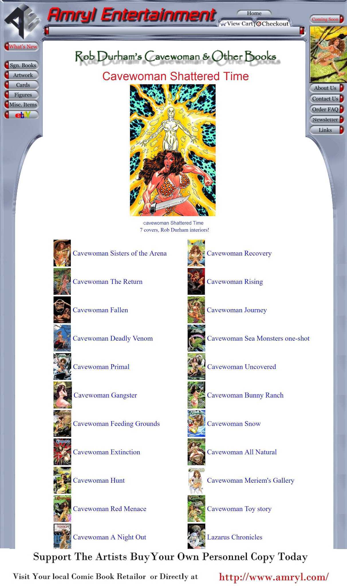 Read online Cavewoman: Shattered Time comic -  Issue # Full - 2