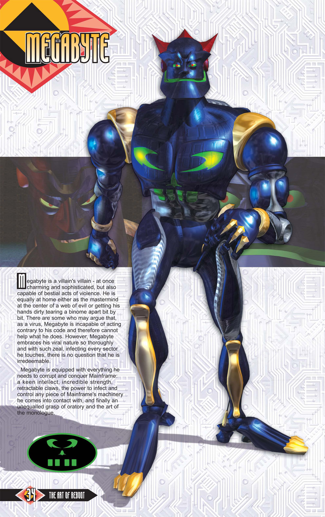 Read online The Art of Reboot comic -  Issue # TPB - 33