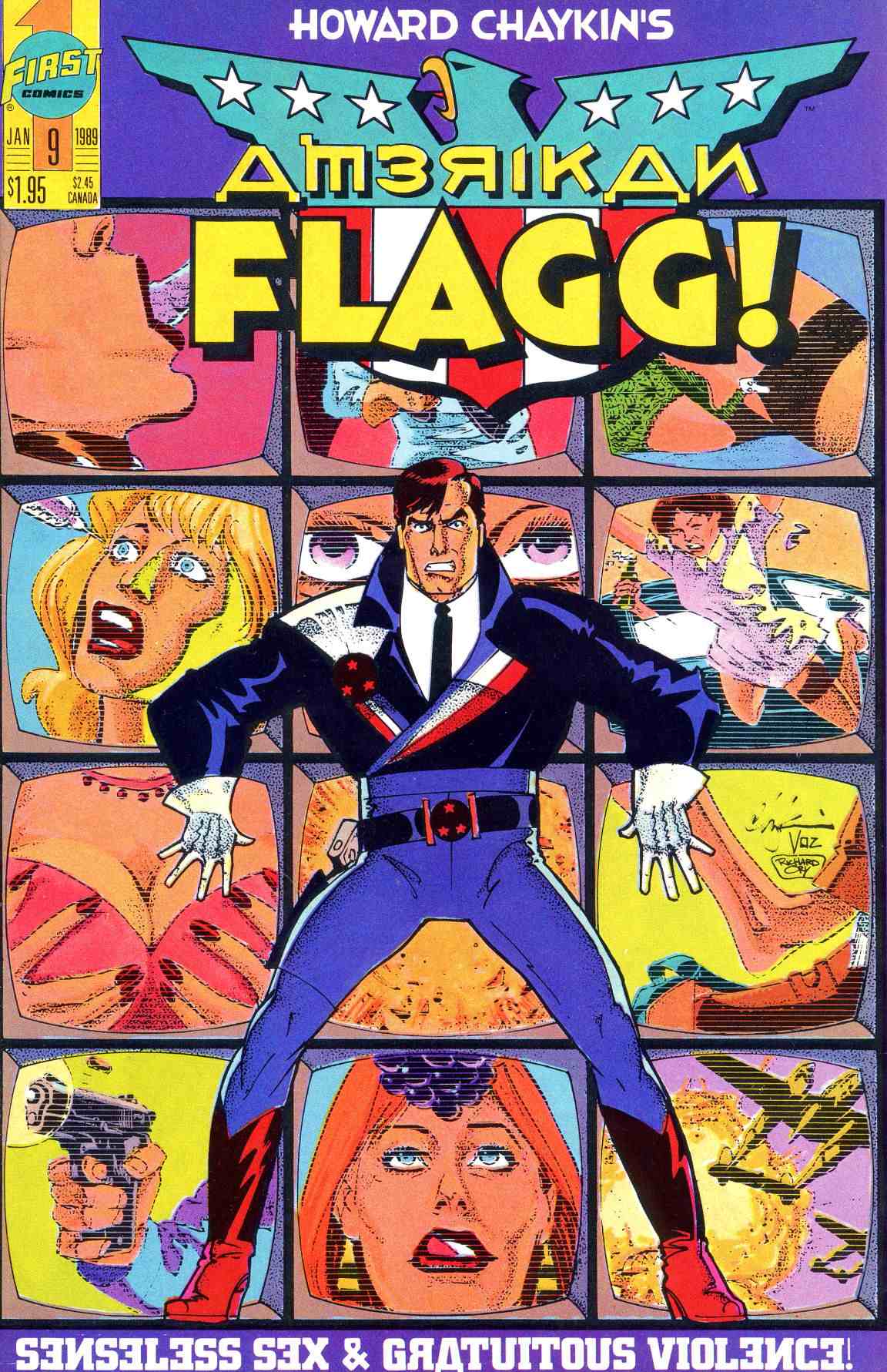 Read online Howard Chaykin's American Flagg comic -  Issue #9 - 1