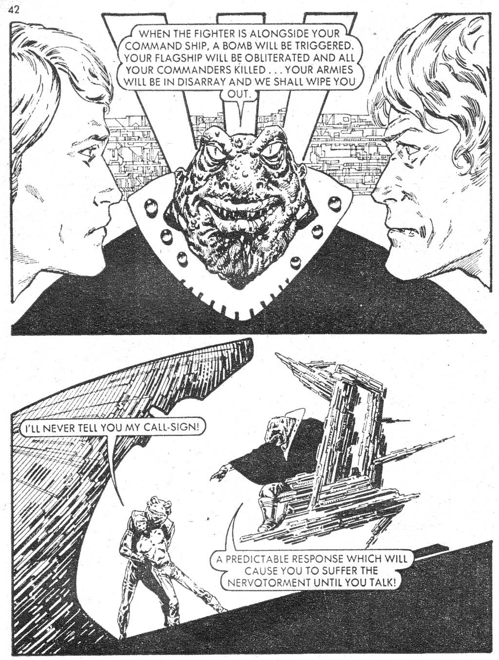 Read online Starblazer comic -  Issue #31 - 42
