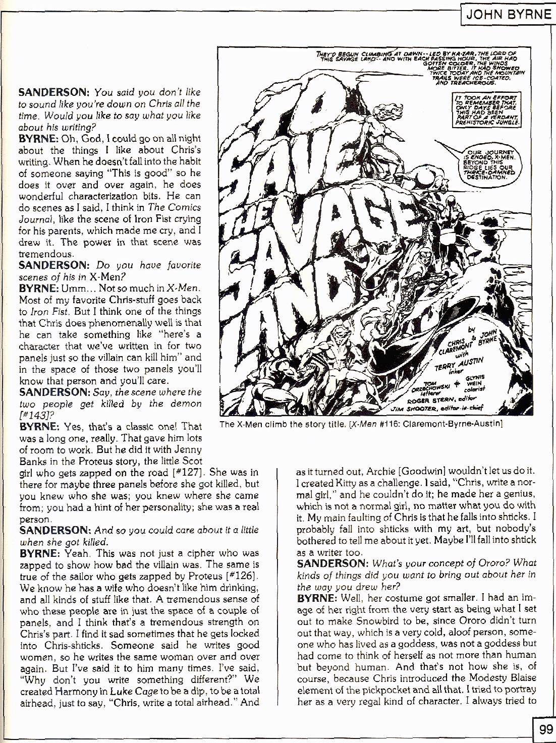Read online The X-Men Companion comic -  Issue #2 - 99