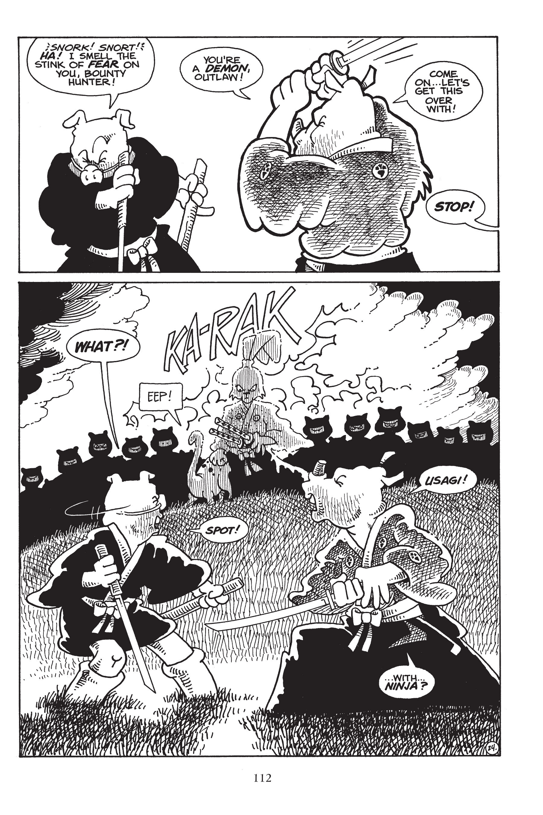 Read online Usagi Yojimbo (1987) comic -  Issue # _TPB 4 - 111