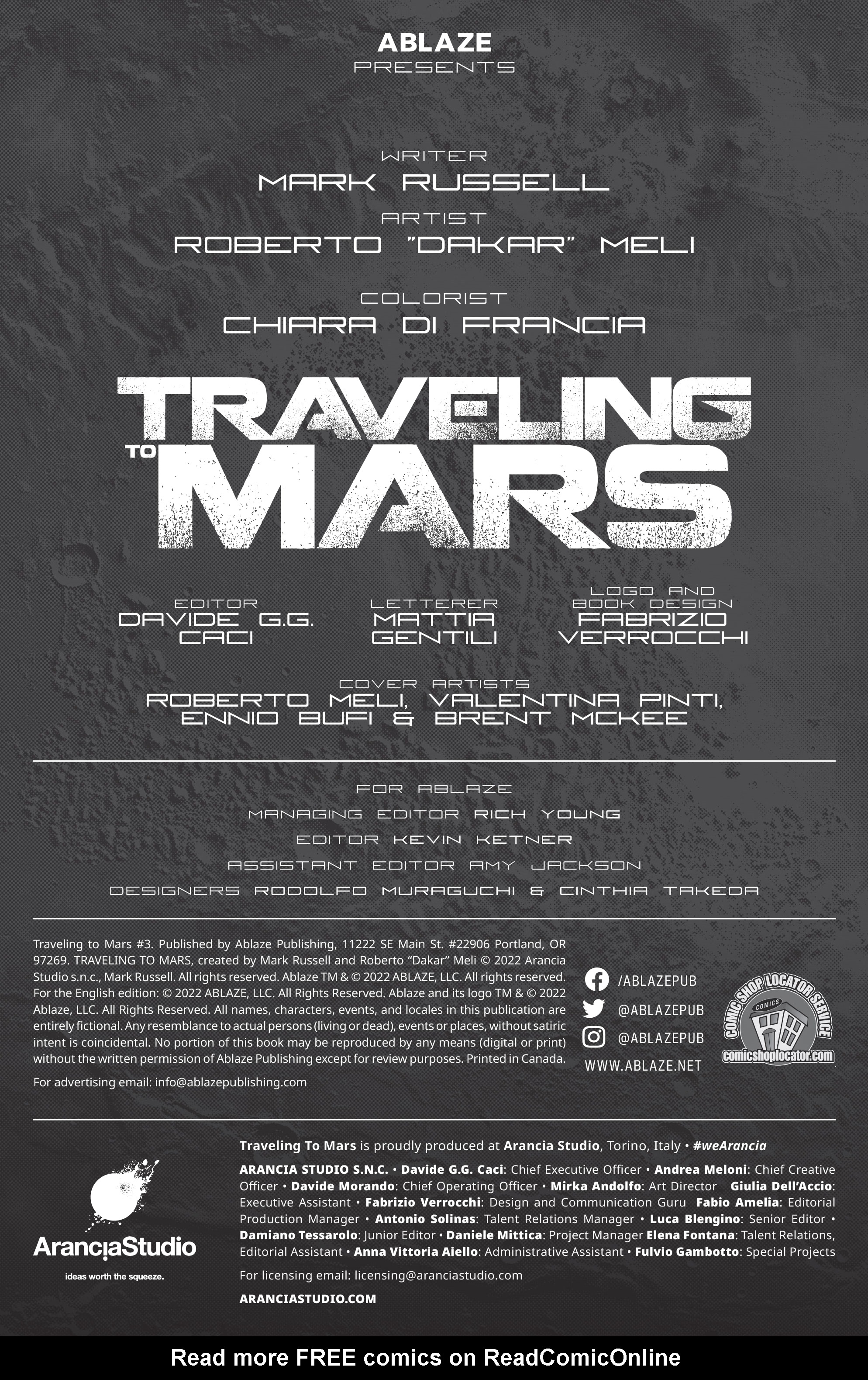 Read online Traveling To Mars comic -  Issue #3 - 2