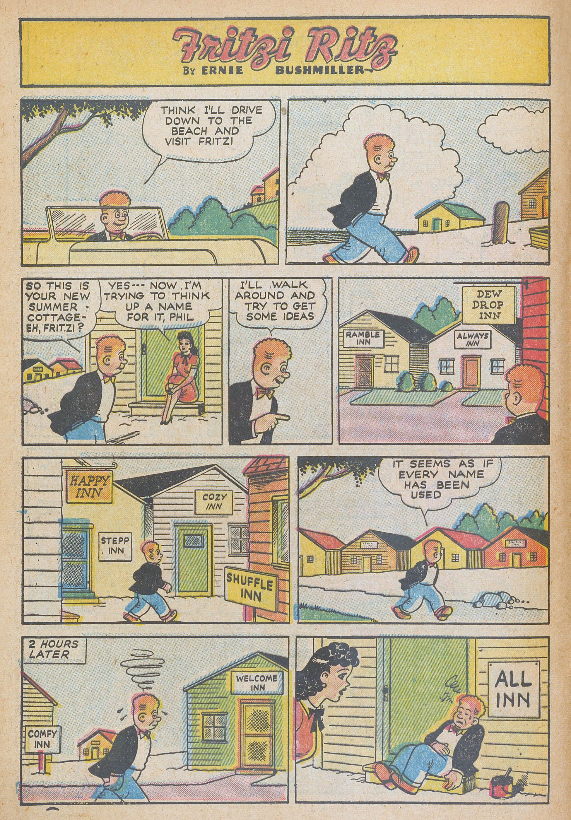 Read online Fritzi Ritz (1953) comic -  Issue #54 - 4