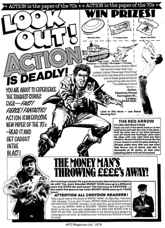 Read online Action (1976) comic -  Issue #1 - 2