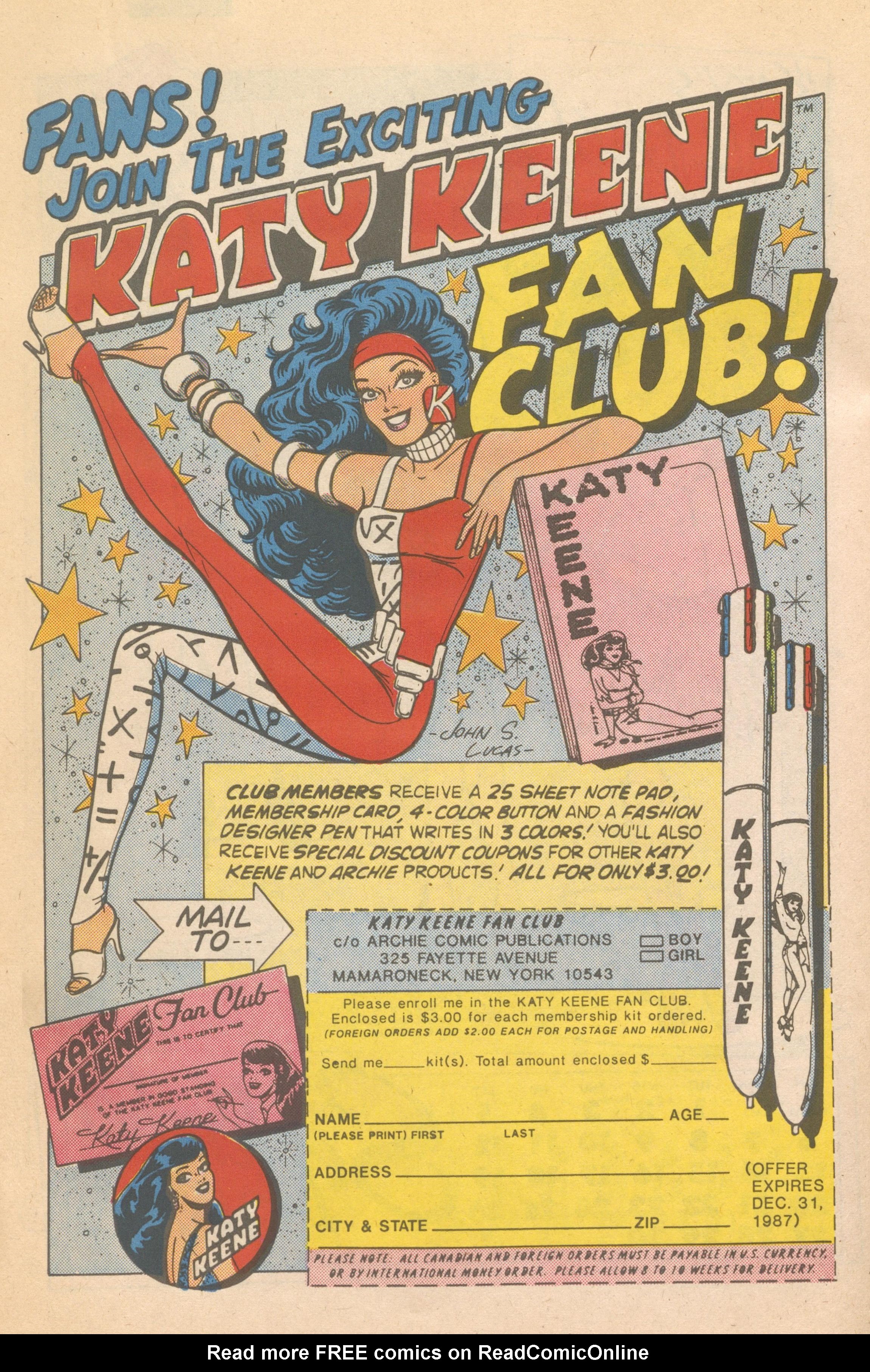 Read online Katy Keene (1983) comic -  Issue #23 - 27