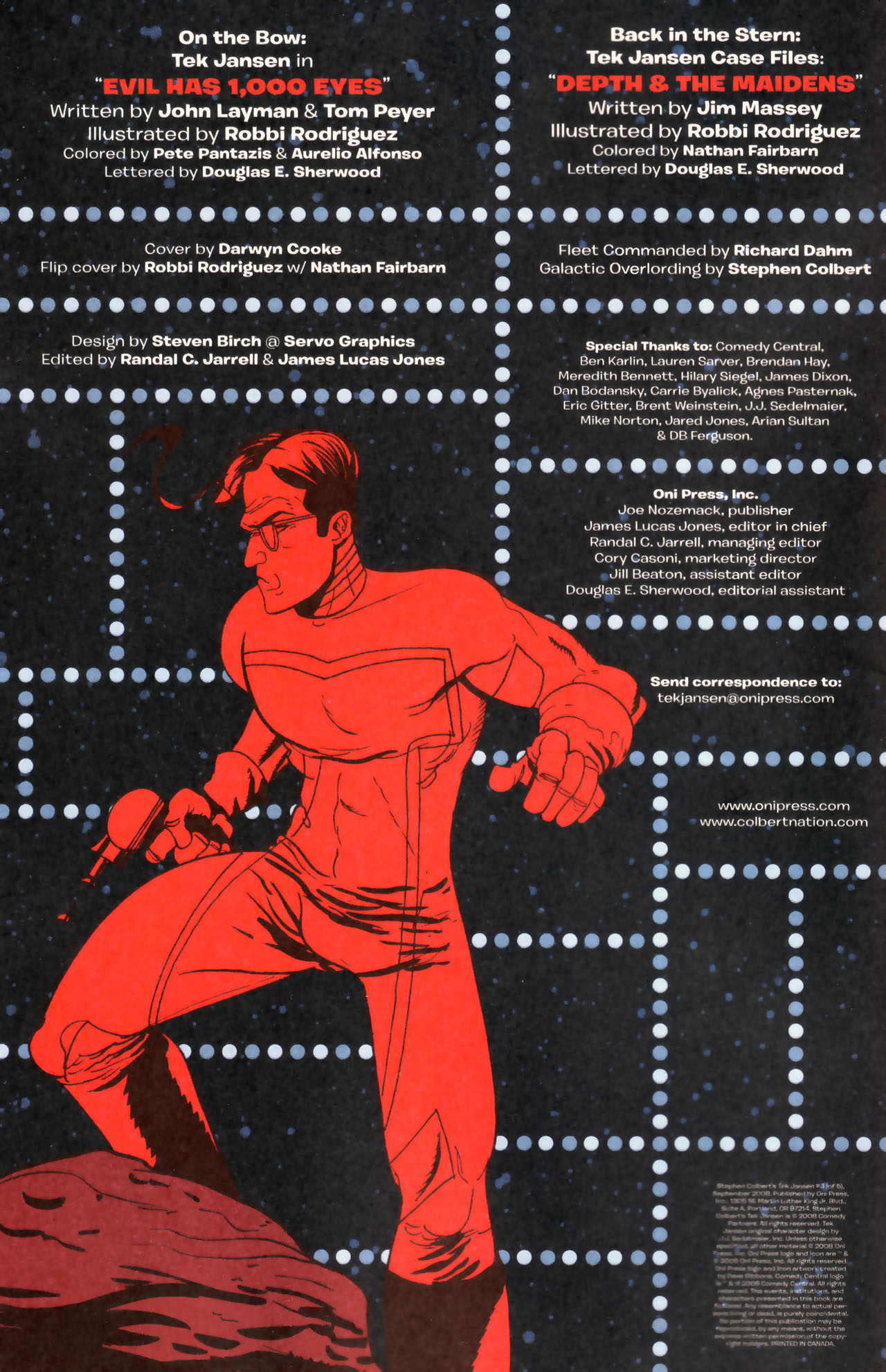 Read online Stephen Colbert's Tek Jansen comic -  Issue #3 - 2