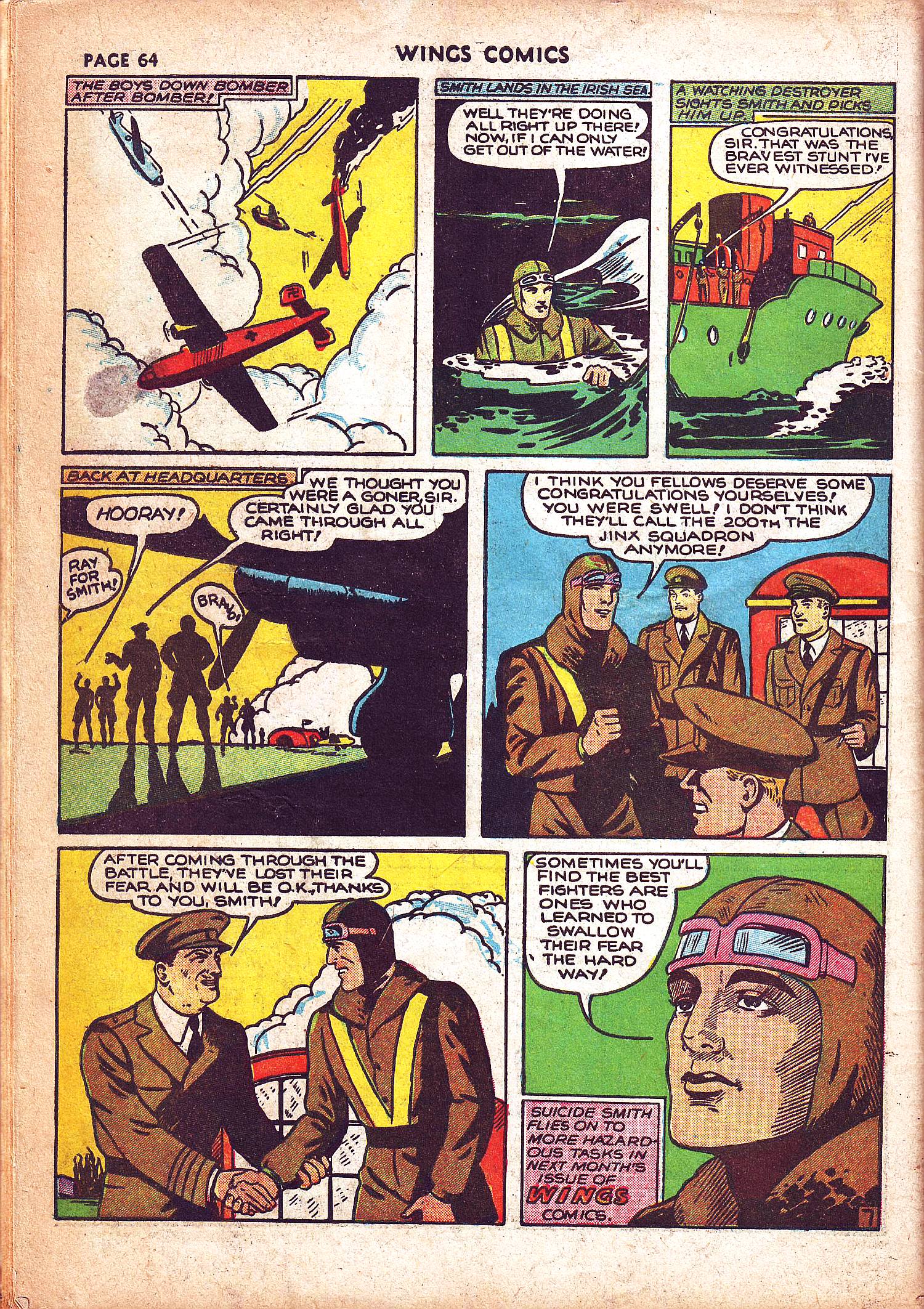 Read online Wings Comics comic -  Issue #3 - 66