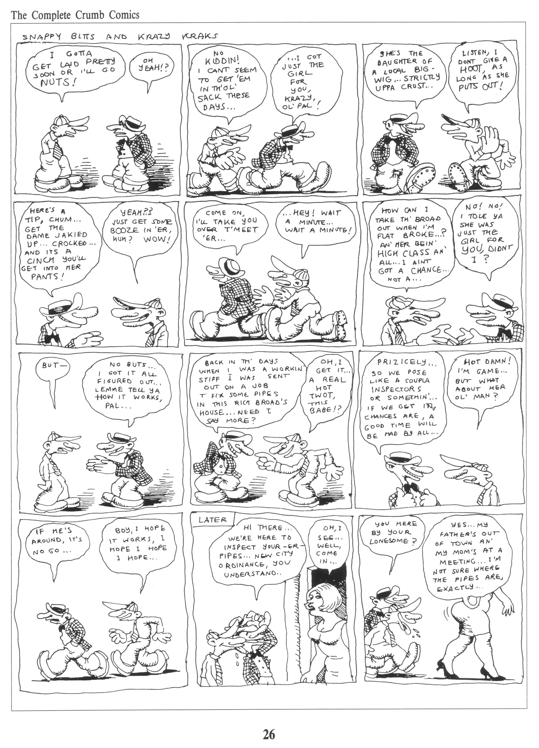 Read online The Complete Crumb Comics comic -  Issue # TPB 4 - 41