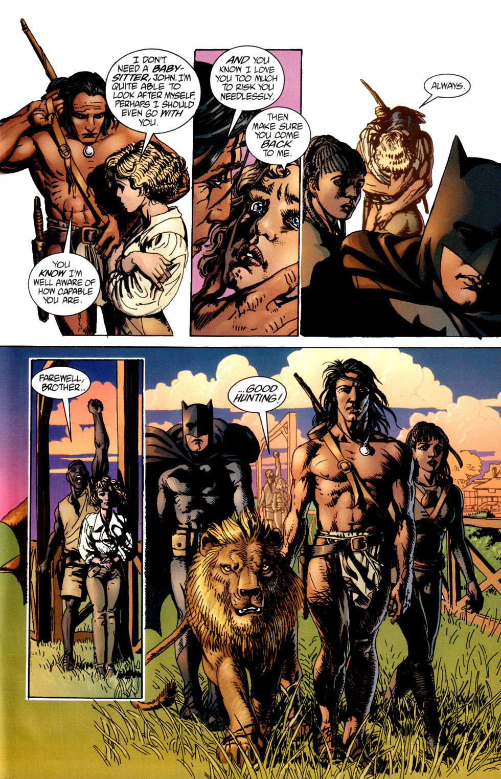 Read online Batman/Tarzan: Claws of the Cat-Woman comic -  Issue #2 - 12