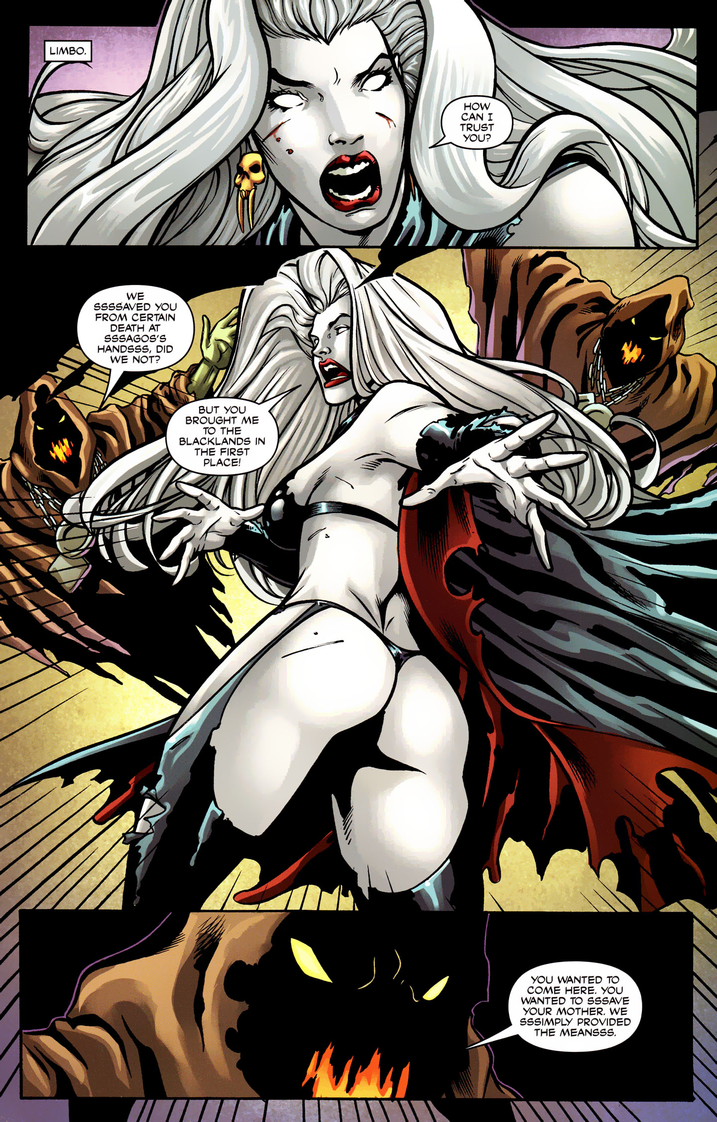 Read online Lady Death: Origins - Cursed comic -  Issue #1 - 24