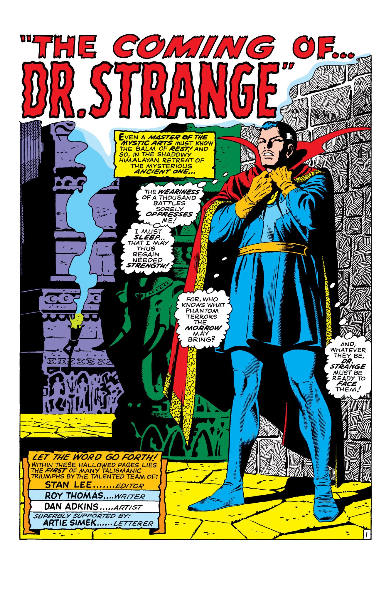 Read online Marvel Masterworks: Doctor Strange comic -  Issue # TPB 3 (Part 1) - 10