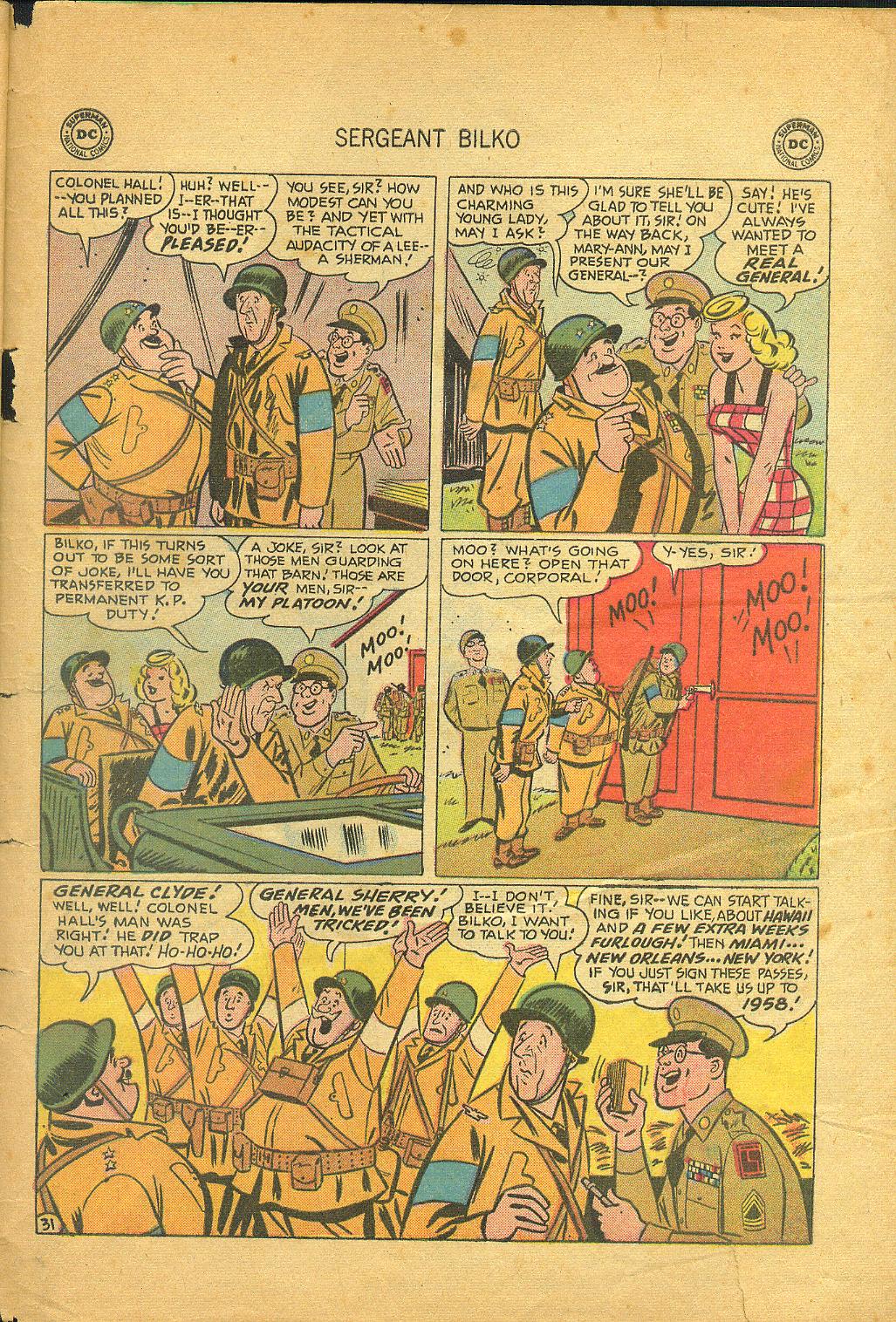 Read online Sergeant Bilko comic -  Issue #1 - 33