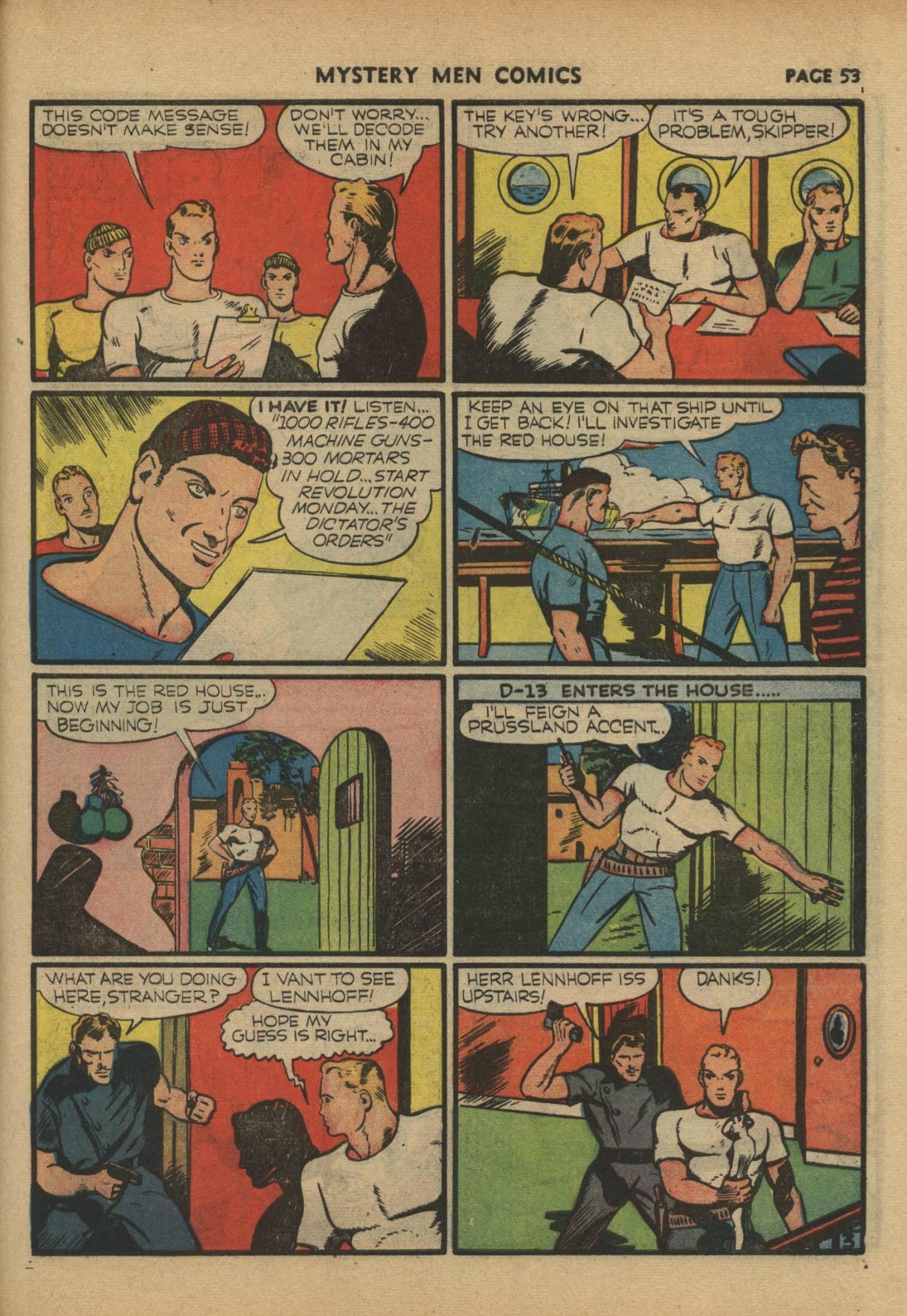 Read online Mystery Men Comics comic -  Issue #17 - 55