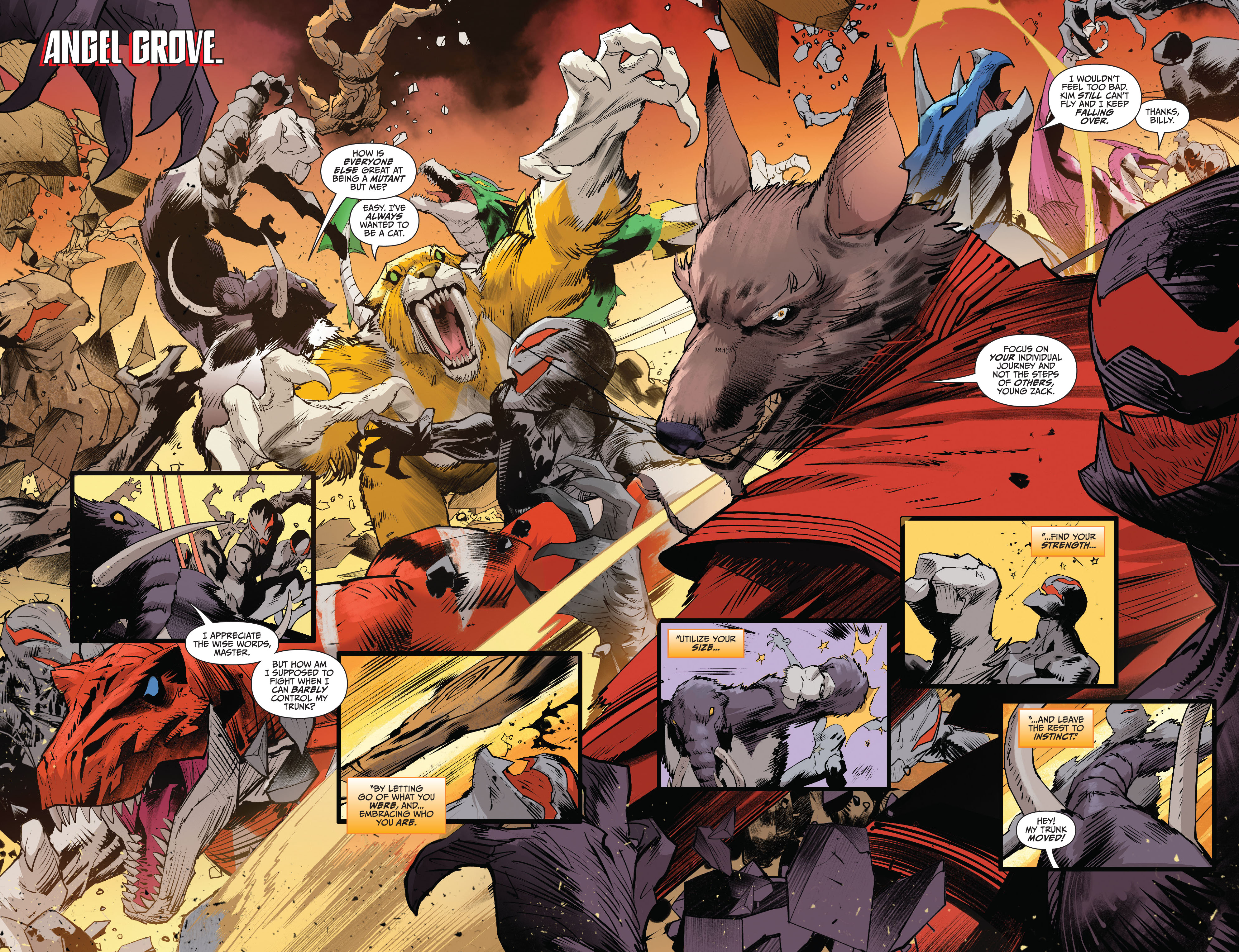 Read online Mighty Morphin Power Rangers/ Teenage Mutant Ninja Turtles II comic -  Issue #4 - 6