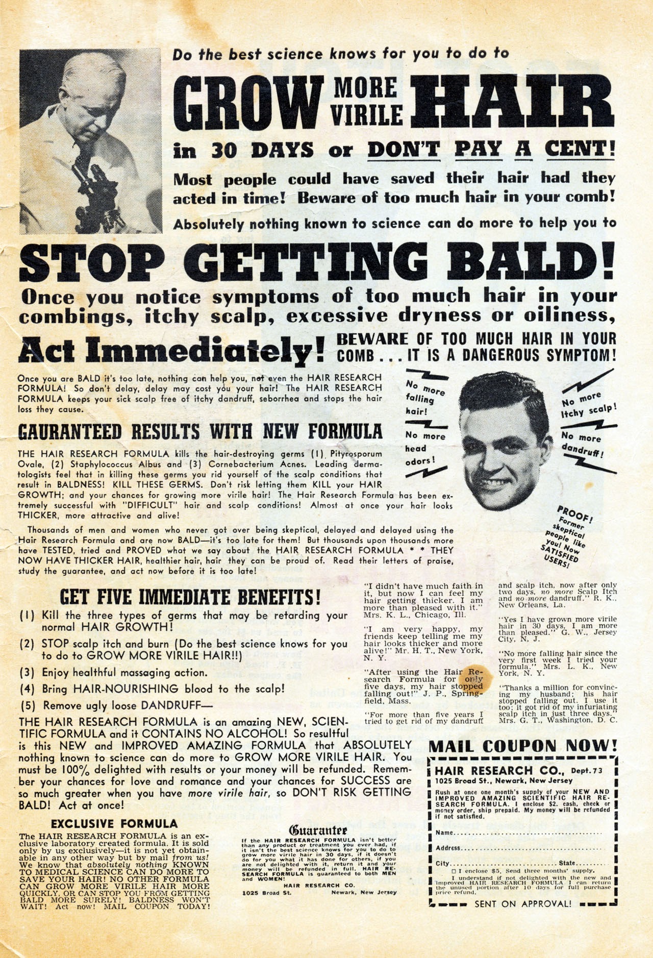 Read online Crime Cases Comics (1950) comic -  Issue #24 - 51