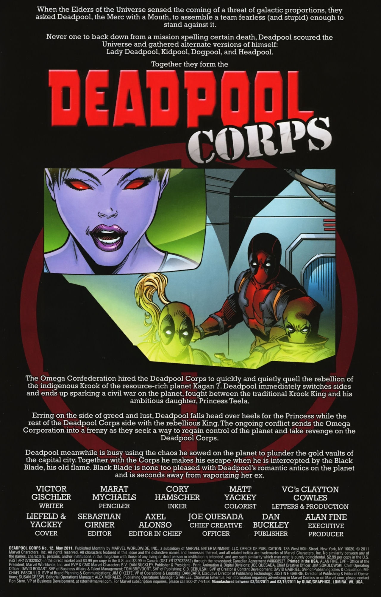 Read online Deadpool Corps (2010) comic -  Issue #12 - 3