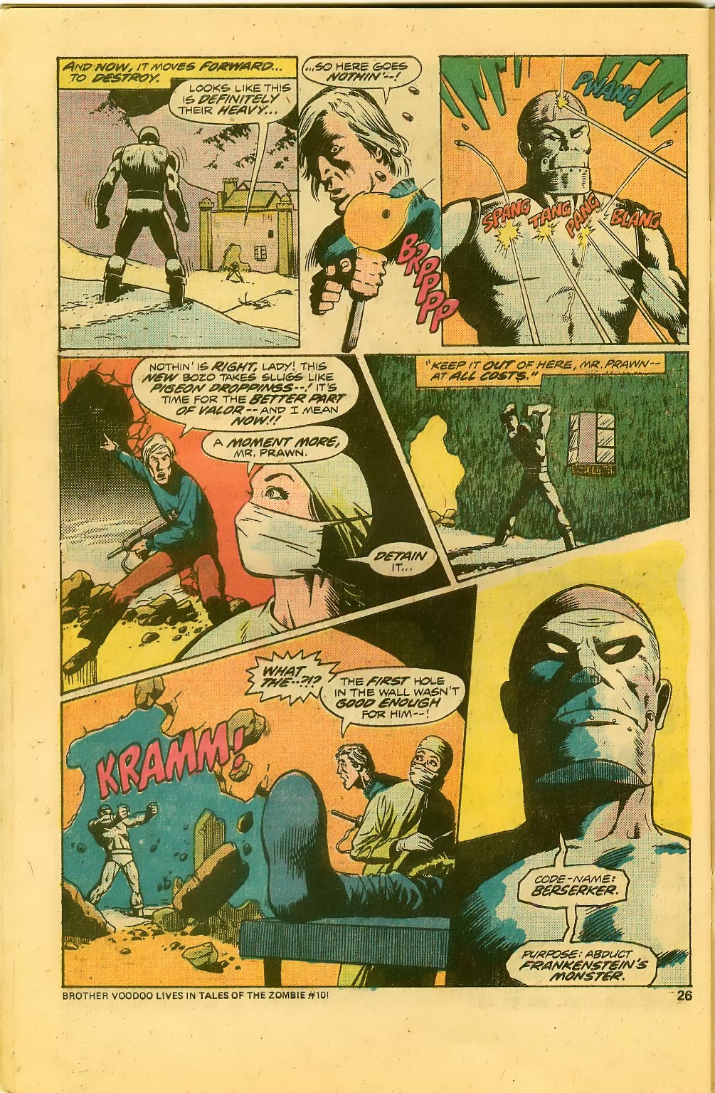 Read online Frankenstein (1973) comic -  Issue #16 - 17