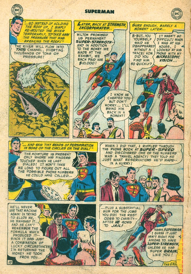 Read online Superman (1939) comic -  Issue #112 - 32
