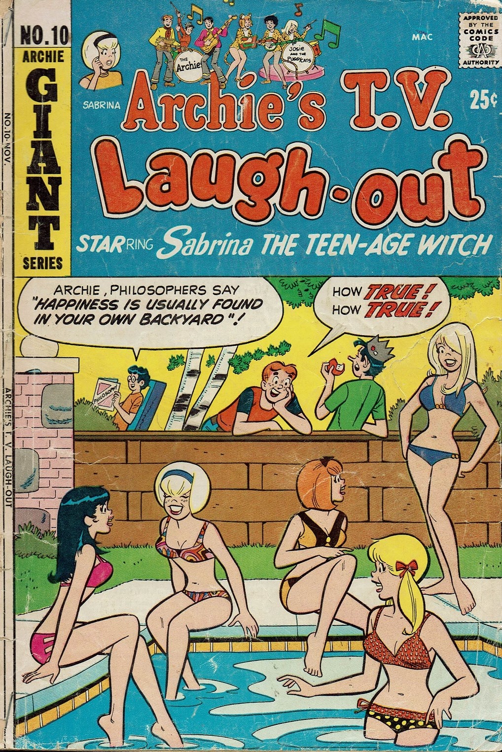 Read online Archie's TV Laugh-Out comic -  Issue #10 - 1