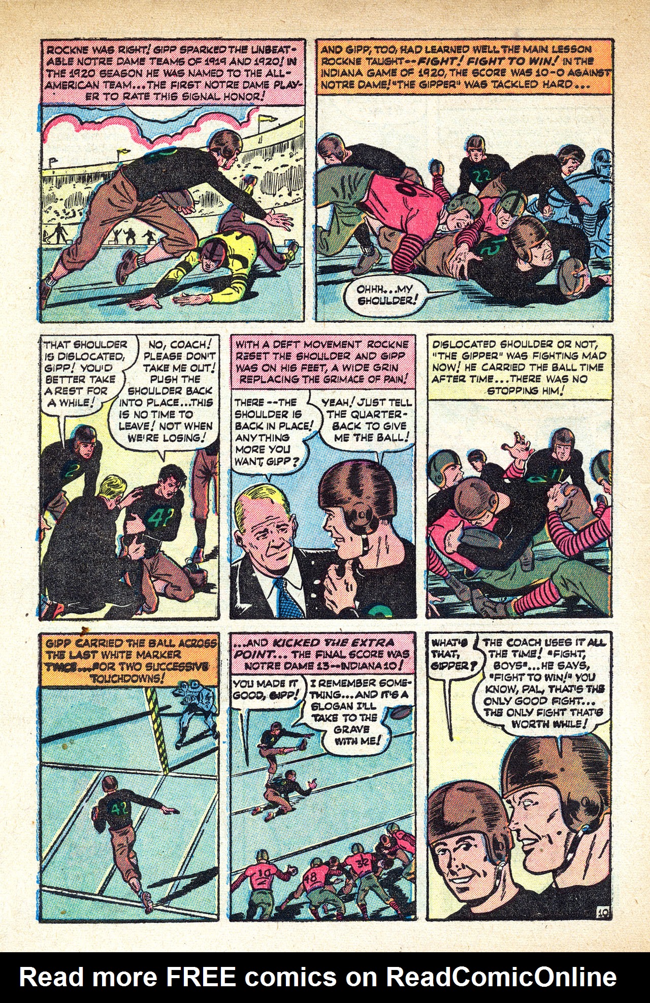 Read online Sports Action comic -  Issue #1 - 12